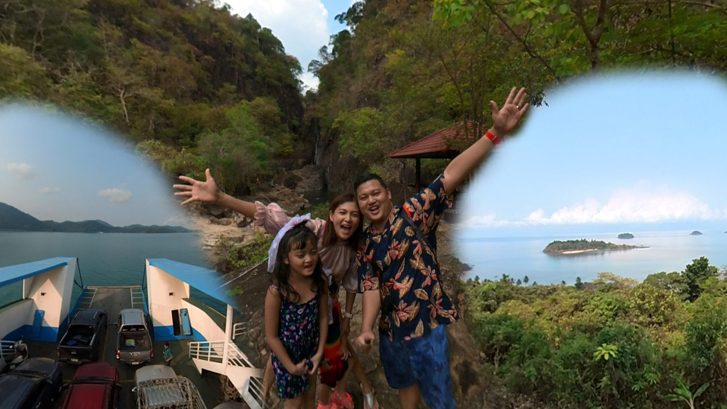 Jas Kids Show Koh Chang Kai Bae Viewpoint Klong Plu Waterfall Thailand 014